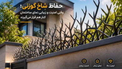 حفاظ شاخ گوزنی؛ وقتی امنیت و زیبایی نمای ساختمان کنار هم قرار می‌گیرند
